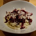 レオン ドーロ - ゴルゴンゾーラとトレビスのクリームソースパスタ