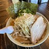 横浜家系 元町家 - ラーメン（750円）＋野菜盛り（120円）