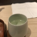 御料理 無窮 - 冷酒　加茂錦 荷札酒 「月白」