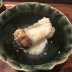 御料理 無窮 - 蒸し物　鱧と松茸