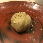 御料理 無窮 - お菓子　栗きんとん