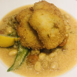 フランス地方料理レストラン MOMOKA - 鰆のチーズフライ