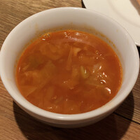 キャトルラパン　神戸三宮 - 海老のスープ トリュフオイル