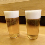 Kagurazaka Sasaki - 生ビールで乾杯♪