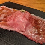 なっぱjuicy - 霜降り和牛の特大サーロイン寿司