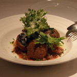 トラットリア スペランツァ エッセ - イカスミのアランチーニ