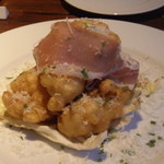 トラットリア スペランツァ エッセ - トウモロコシとパルメジャーノチーズのフリット