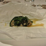 リストランテ カノフィーロ - 金時鯛とサロマ産牡蠣のカルトッチョ