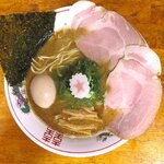 らーめんマルイチ - 濃厚魚介ラーメン＋とろとろ味玉