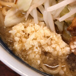 ラーメン二郎 めじろ台店 - ニンニク