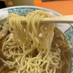 ラーメン専門 ささき - 麺は低加水寄り