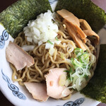 麺屋　史 - 煮干しの油そば700円+大盛り無料