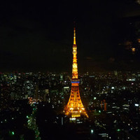 XEX ATAGO GREEN HILLS / Salvatore Cuomo Bros. - 窓から見える東京タワー　夜