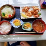 焼石クアパークひめかゆ 食堂 - 唐揚げ定食