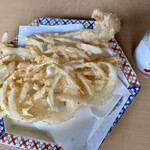 そば処 車屋 - かき揚げ(サービス)