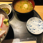 博多魚がし - 味噌汁