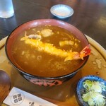 Naruko - 海老天入りカレー南蛮蕎麦
