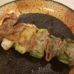 炭火焼鳥ゆう - アスパラ