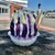 おまち堂 - 紫芋のかき氷_2020年10月