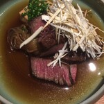 くろぎ - すき焼き松茸トッピング