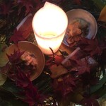 くろぎ - ロウソクの周りは大根桂むき