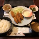 三代目網元 魚鮮水産 - カキフライ定食 税込750円