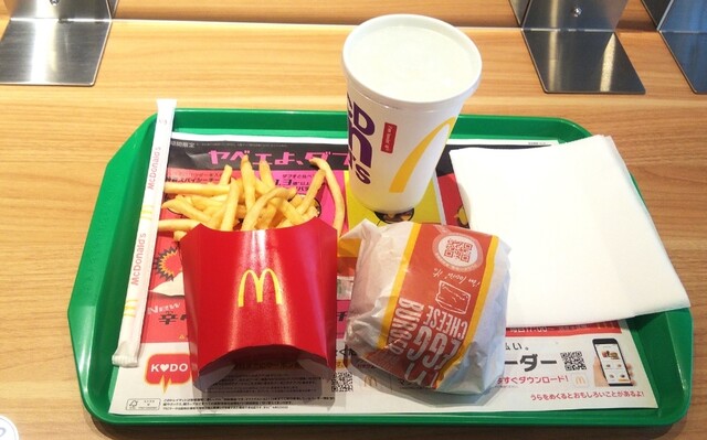 1719 ヤベェよ ダブチ が脳裏に焼き付く この日は エグチセット です By 元消防団部長 マクドナルド 備後府中店 高木 ハンバーガー 食べログ