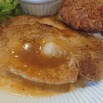 食彩ダイニングsako - 豚ロースのにんにく醤油焼き