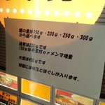 つけ麺 ボンズ - 麺量は同額で３００ｇに出来る！ｻｰﾋﾞｽ良好！ 【2012年7月】