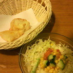 トラットリア リアナ - セットのサラダとパン