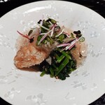 炭屋旅館 - 河豚唐揚げと雲子春巻