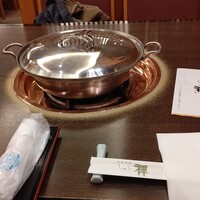しゃぶ禅 渋谷店 - しゃぶしゃぶ専用の鍋です。
