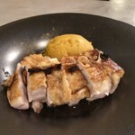 ナシュワ - 知床鶏のソテー 奈良漬ソース