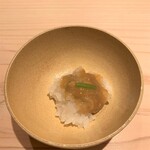 新ばし 星野 - このわたの飯蒸し