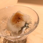 新ばし 星野 - 小鰭　辛味大根