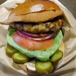 OLDIES BIRDIE - 【2020/11】クラシックチーズバーガー(上から)