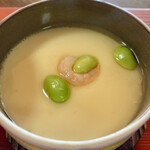 三春 - 超熱々の茶碗蒸し。美味い！