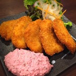 Tsunageya - 鶏の南蛮フライ、紫のタルタルソース