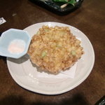 トウモロコシと枝豆のかき揚げ