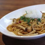 ジョリーパスタ - 料理写真:ベーコンときのこのおろし和風ソース☆