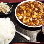 中華料理 水の音 - 麻婆豆腐定食