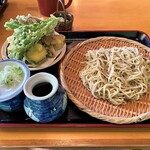 茶処 浅葉野庵 - 野菜天ざる