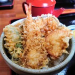 からまつ園  - ミニ天丼