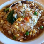 中国料理長城  - 福建あんかけ炒飯　ハーフサイズ　４５０円