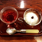 福寿荘 - お風呂から出たら杏仁豆腐とハーブティーのサービスあり