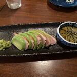 Kome To Budou Shingen Saketen - 鴨肉とアポガト、鴨の塩味とアポガトが良くマッチしてました。