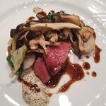 レストラン ル ボヌール - 季節のジビエ料理　蝦夷鹿のロースト