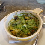 オシノ - (1)つぶ貝のガーリックバター焼