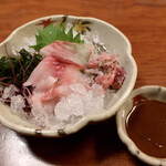 辻屋 - 上丼定食(4090円)の鯉の刺身