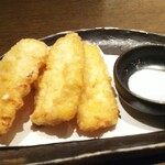 津軽の酒処　わたみ - 嶽きみの天ぷら